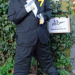 "Q" Branch; Deeside Cottage - RUNNER-UP - Best TV/Film/Book Scarecrows